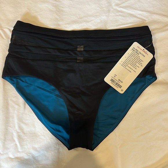 Brand New (with tags) Lululemon Go With The Flow (High Waist) Swim Bottom - Picture 5 of 5